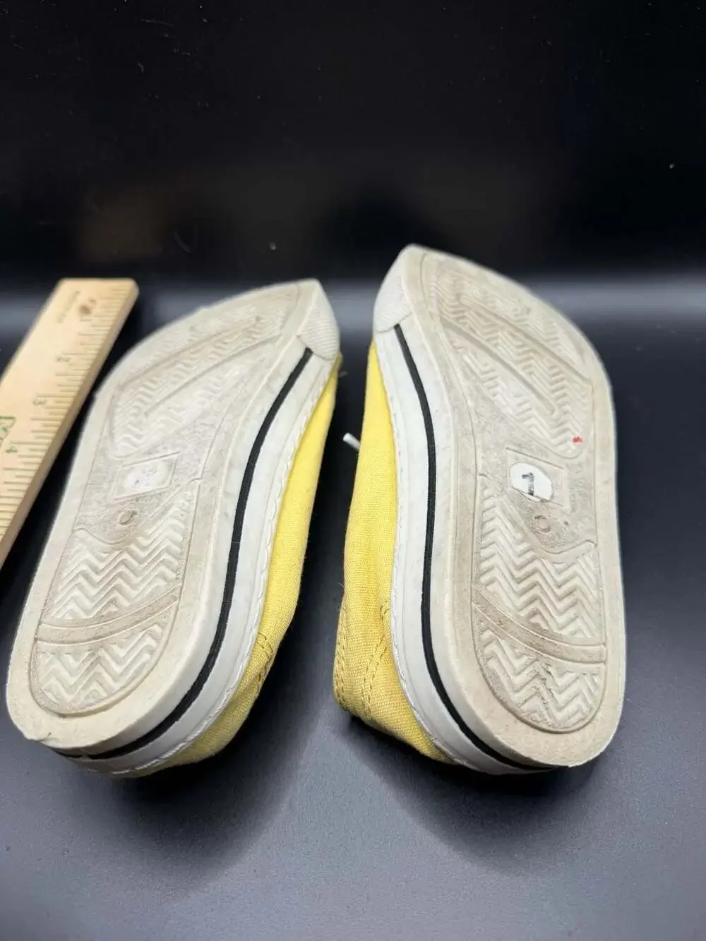 Threadabouts Scooter Yellow Canvas Memory Foam Sneakers